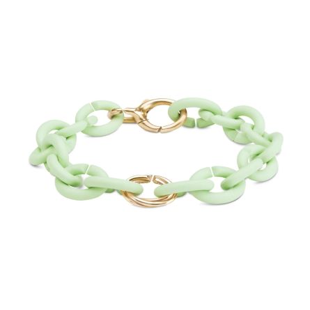 bransoleta, MINT GREEN TRIPLE  bronze bracelet